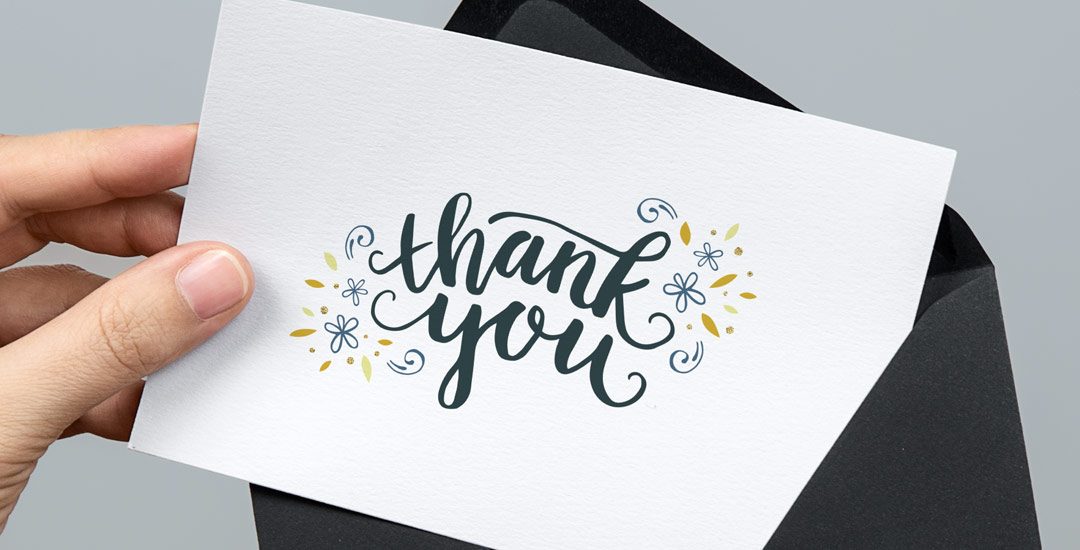 Freebie: Printable Thank You Card