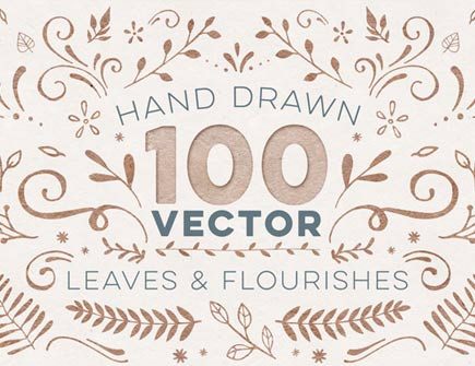100 Hand Drawn Vectors