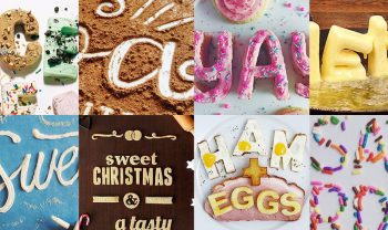food typography preview