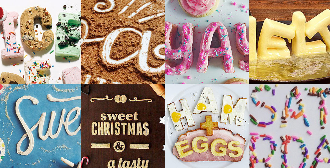 food typography preview