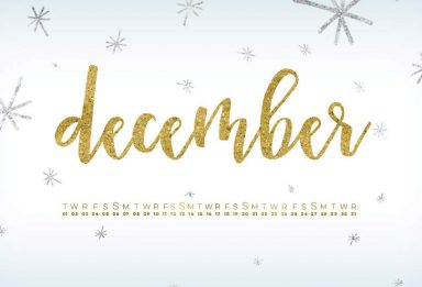 hand lettered december desktop wallpapers preview
