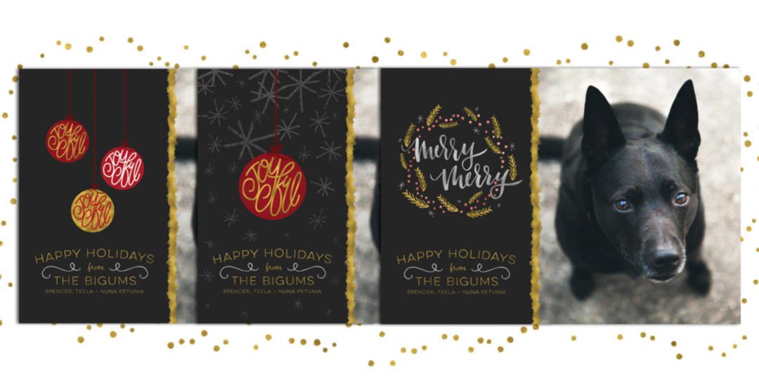 how to create a holiday photo postcard