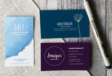 business card design preview