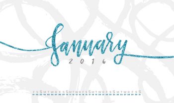 freebie: january 2016 hand lettered desktop wallpaper