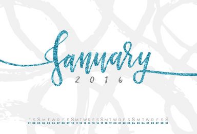 freebie: january 2016 hand lettered desktop wallpaper