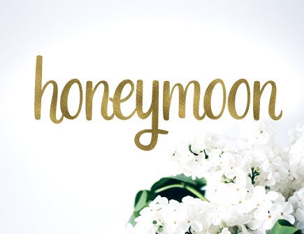 honeymoon font