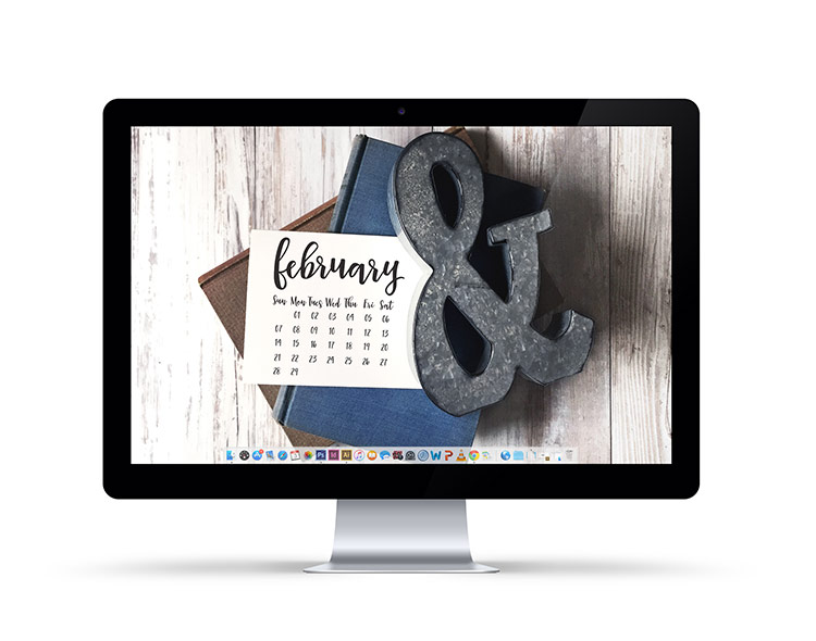 february desktop wallpaper dates