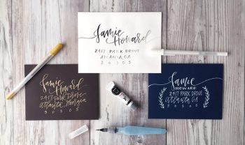 sophisticated hand addressed envelope