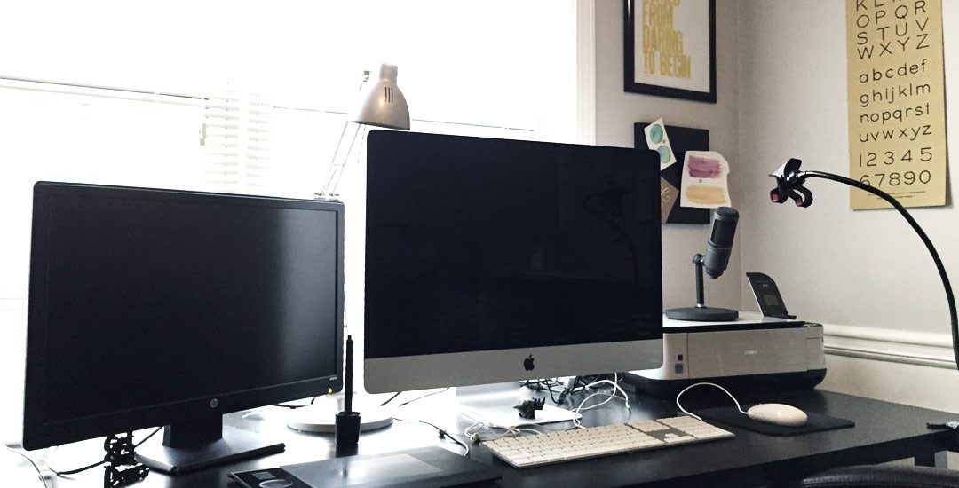 my current design workspace