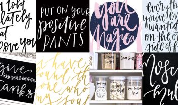 bounce lettering inspiration