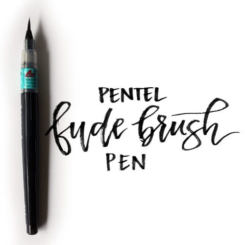 pentel fude brush pen