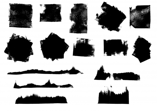 Freebie 15 Rolled Ink Textures Every Tuesday