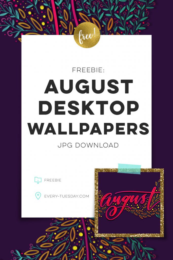 Freebie: August 2016 Desktop Wallpapers