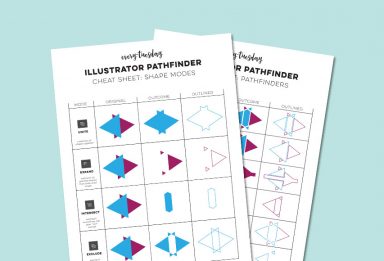 Save time with the Illustrator Pathfinder Palette