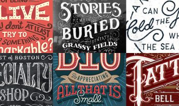 6 stunning typographic layouts