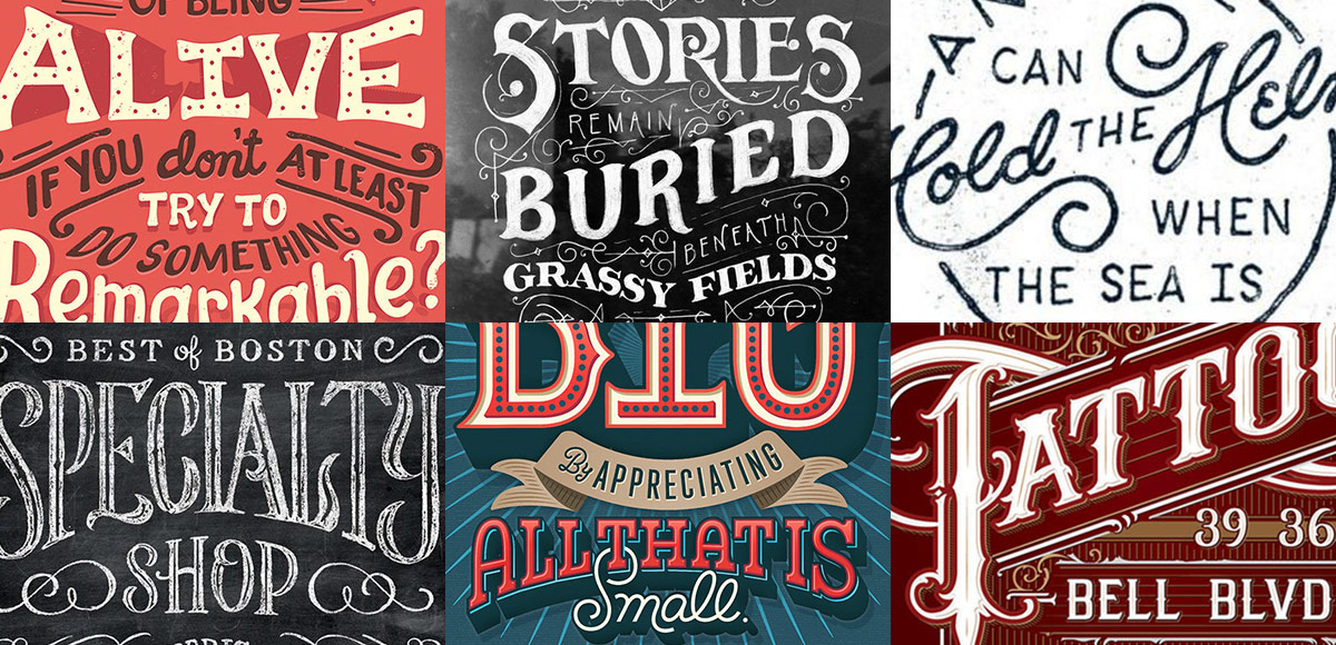 6 stunning typographic layouts