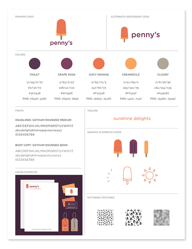 brand style guide template example