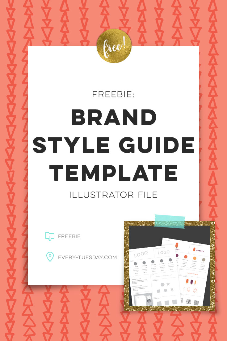 Freebie: Brand Style Guide Template - Every-Tuesday