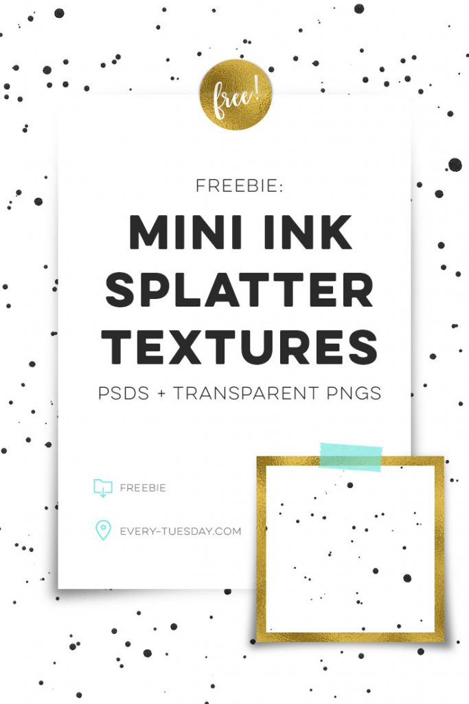 free mini ink splatter textures