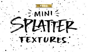 freebie: mini ink splatter textures