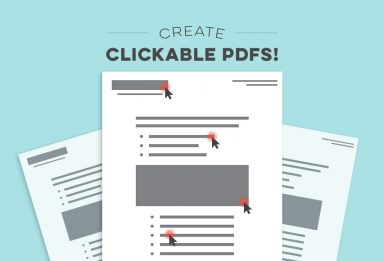 how to create a clickable pdf with indesign