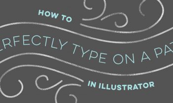 how to perfectly type on a path in illustrator