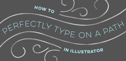 how to perfectly type on a path in illustrator