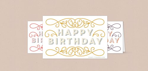 free birthday card printable