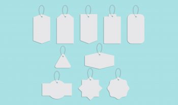 freebie: clothing tag vector shapes