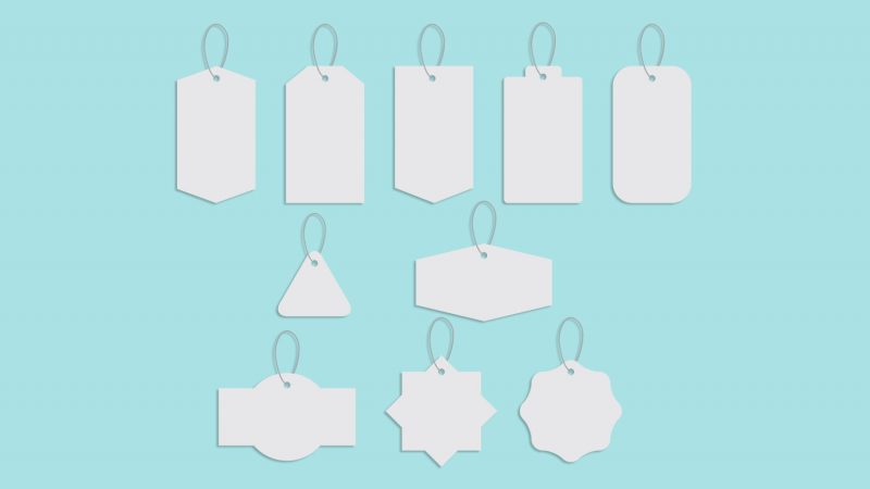 freebie: clothing tag vector shapes