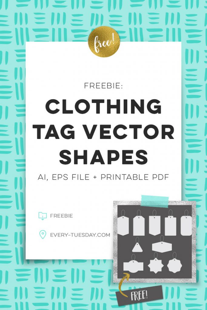 clothing tag vector shapes
