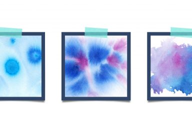 3 simple tricks for unique watercolor textures