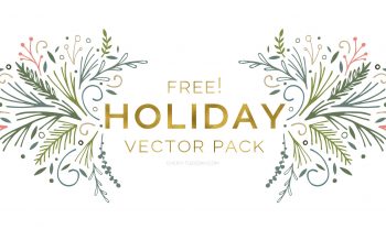 free holiday vector pack