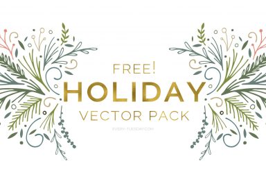 free holiday vector pack