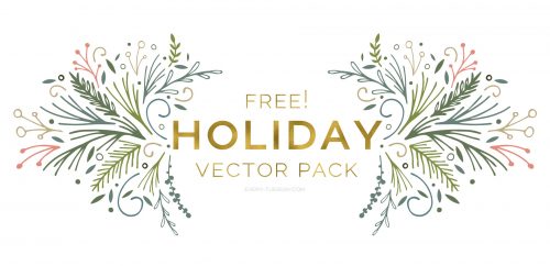 free holiday vector pack