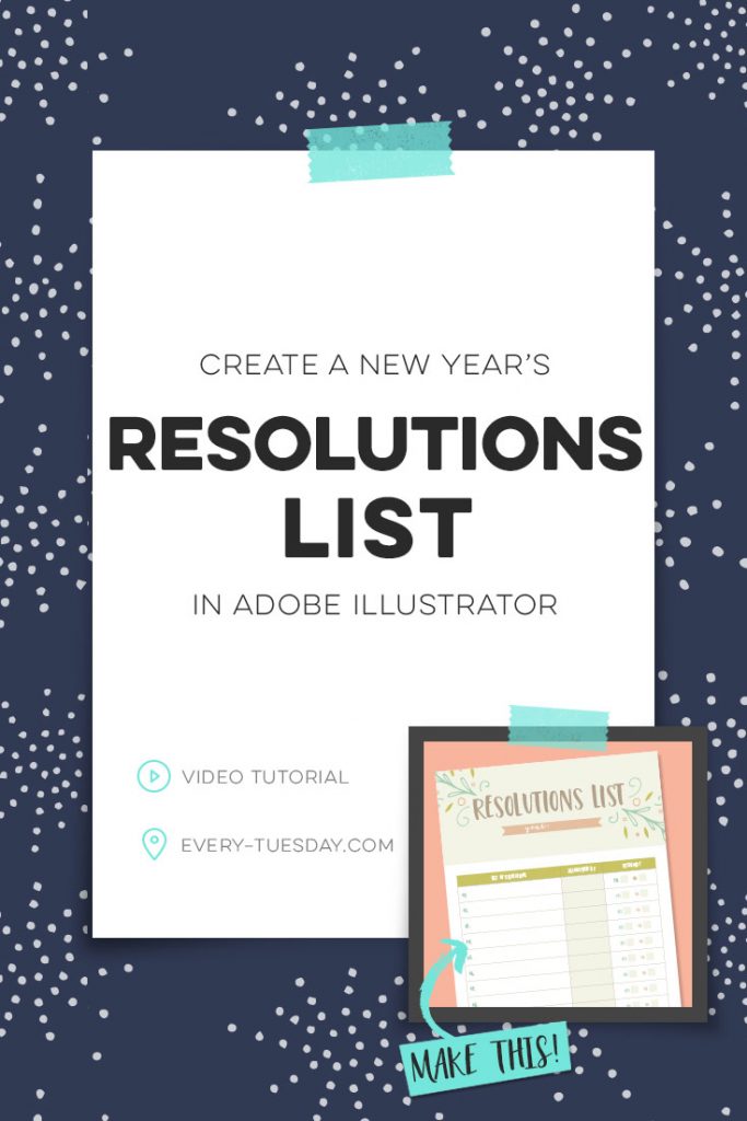 create a resolutions list in adobe illustrator
