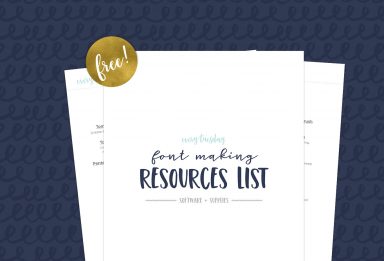 free font making resources list