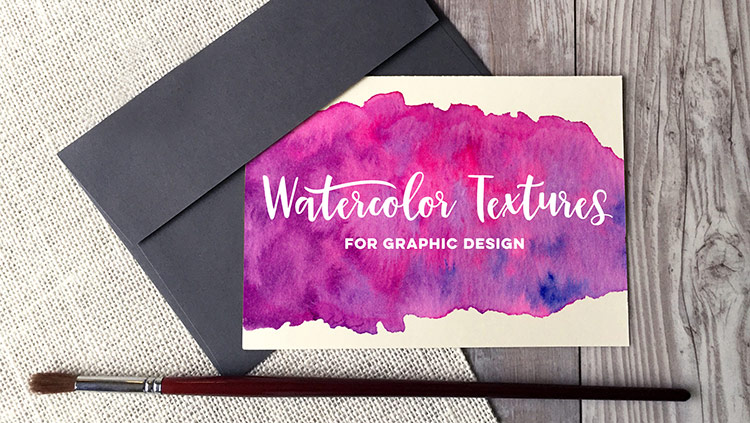 watercolor textures for graphic design