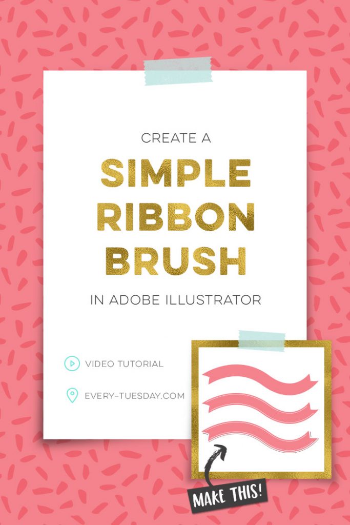 create a simple ribbon brush in adobe illustrator