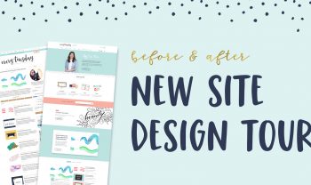 new site design tour