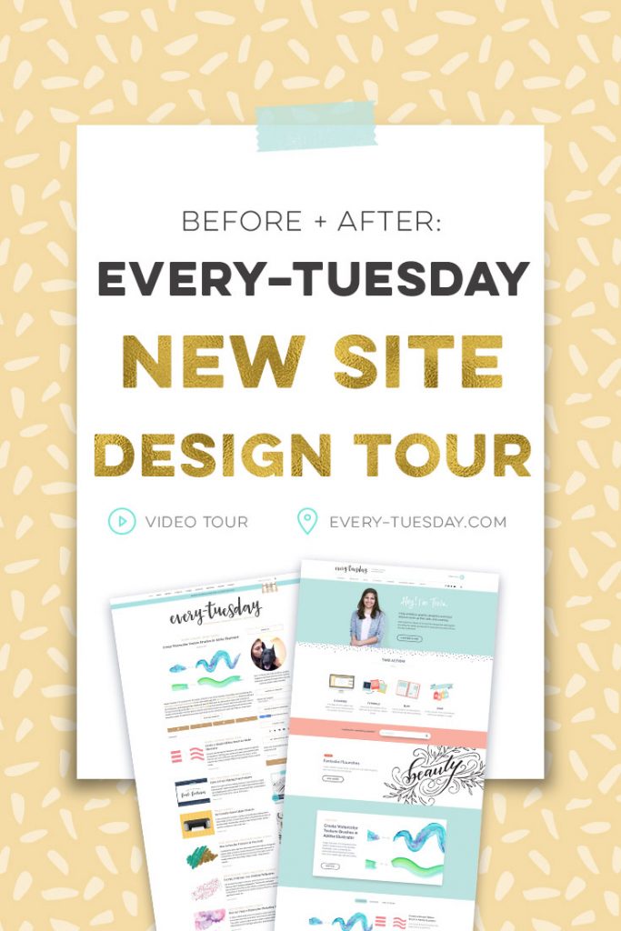 new site design tour