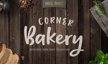 free font corner bakery