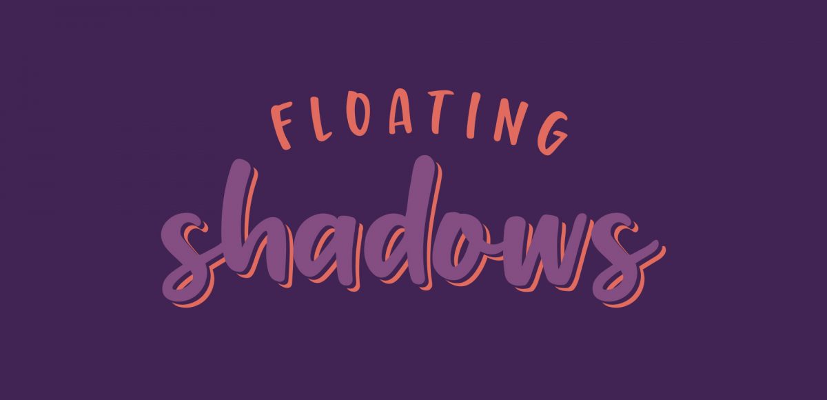 Create typographic floating shadows in adobe illustrator
