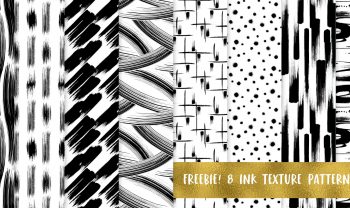 freebie: 8 Seamless Ink Texture Patterns
