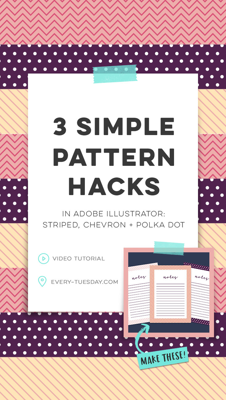 3 simple pattern hacks in adobe illustrator