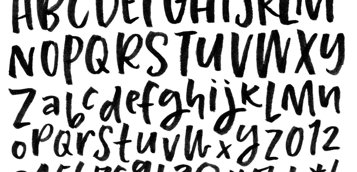 how to prepare lettering for font making