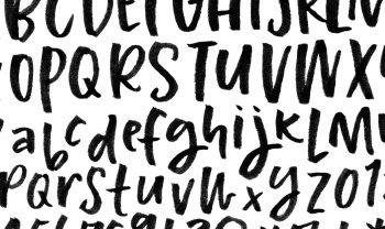 how to prepare lettering for font making