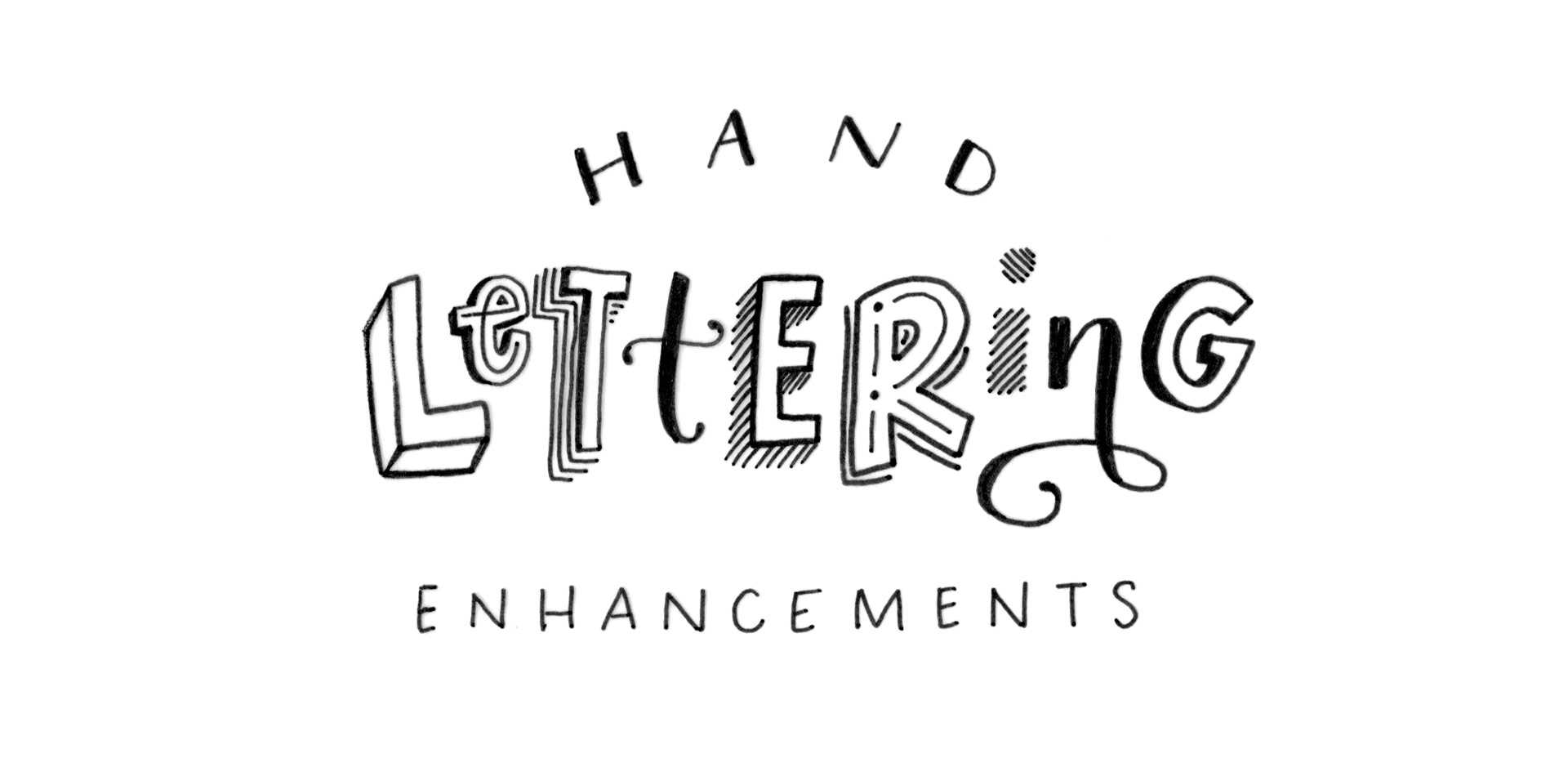 Hand Drawn Lettering Font Alphabet Stock Illustration 