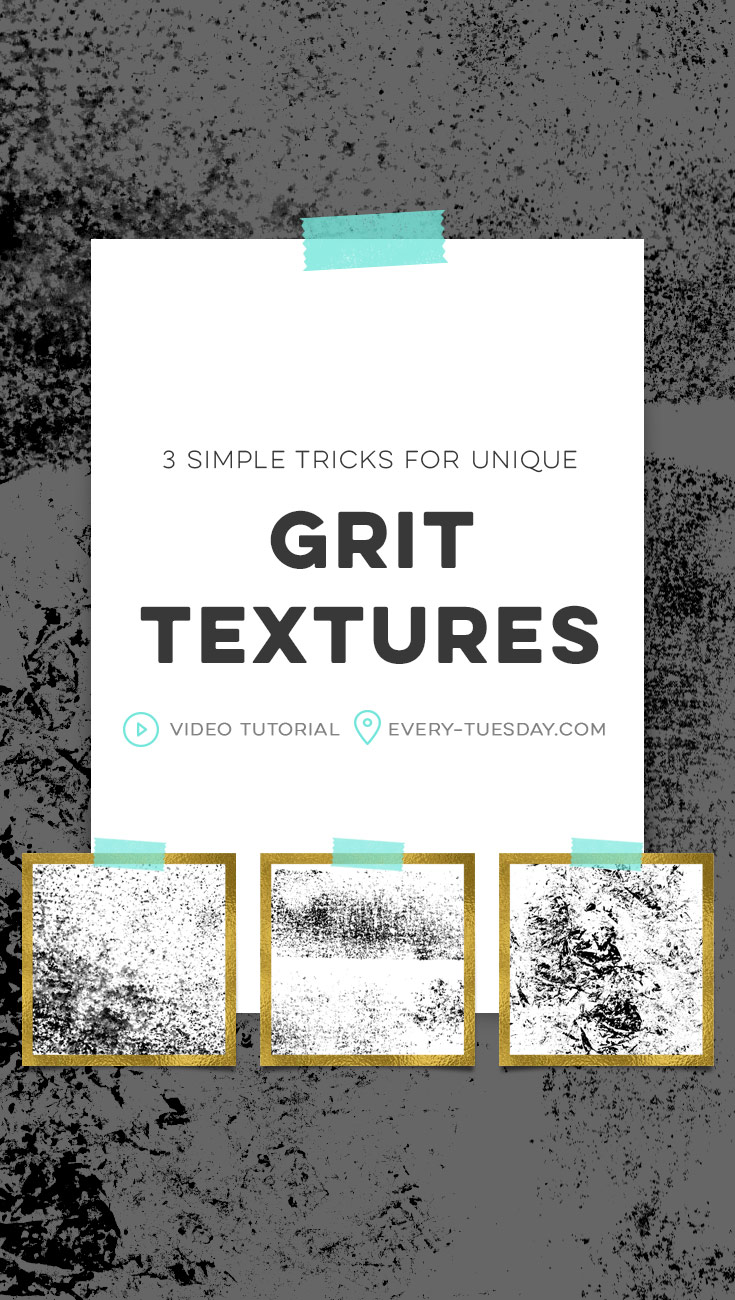 3 simple tricks for unique grit textures