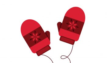 Create a pair of cute winter mittens in Illustrator